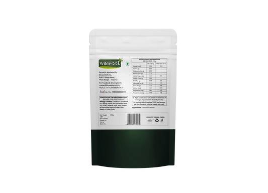 WildRoot Almonds California 200g | Badam Giri
