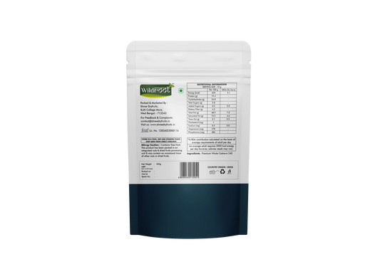WildRoot Cashew 240 200g | Premuim Kaju