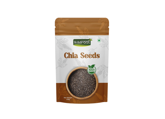 WildRoot Raw Chia Seeds 150g | Dirt & Stone Free | Freshly Packed