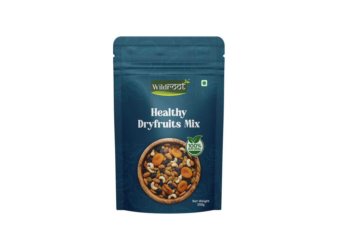 WildRoot Healthy Mix Dryfruits 200g | Panchmeva | Raw Mix DryFruit