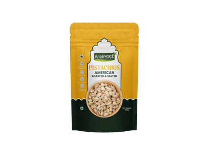 WildRoot Pistachios American 200g | Roasted & Salted