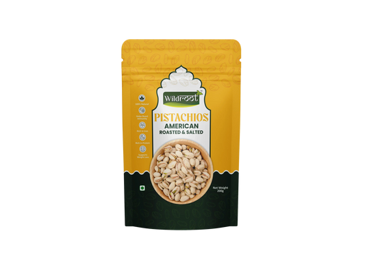 WildRoot Pistachios American 200g | Roasted & Salted