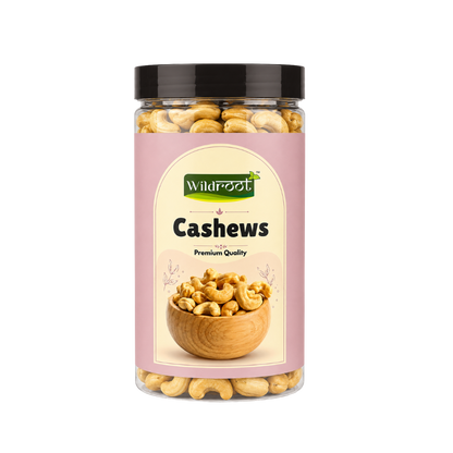 Wildroot Whole Cashew 320W, 500g | Premium Whole Kaju